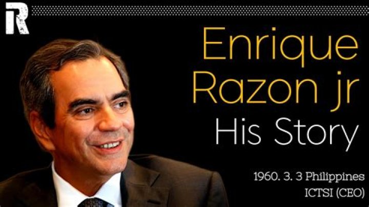Enrique K. Razon biografía, edad, altura, esposo, net worth, familia