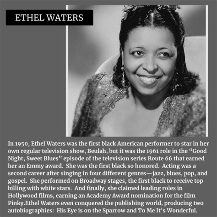 Ethel Waters Biography, Age, Height, Husband, Net Worth, Family