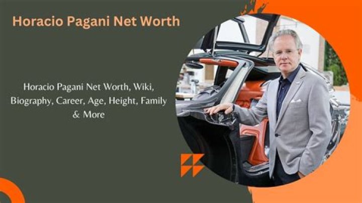 Horacio Pagani Biography, Age, Height, Wife, Net Worth, Family