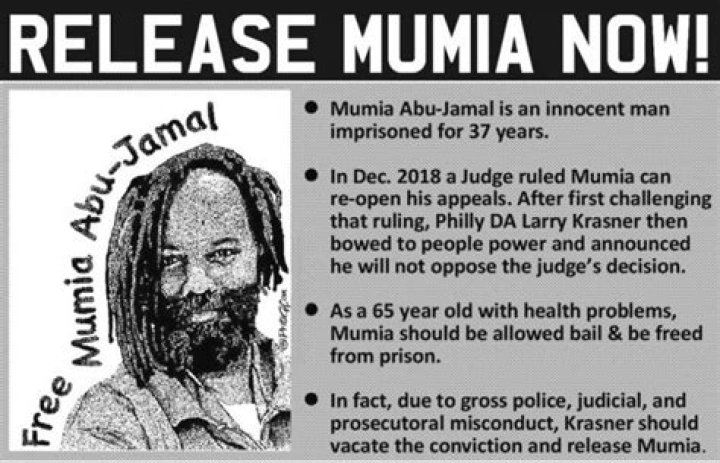 Mumia Abu-Jamal Biography, Age, Height, Wife, Net Worth, Family